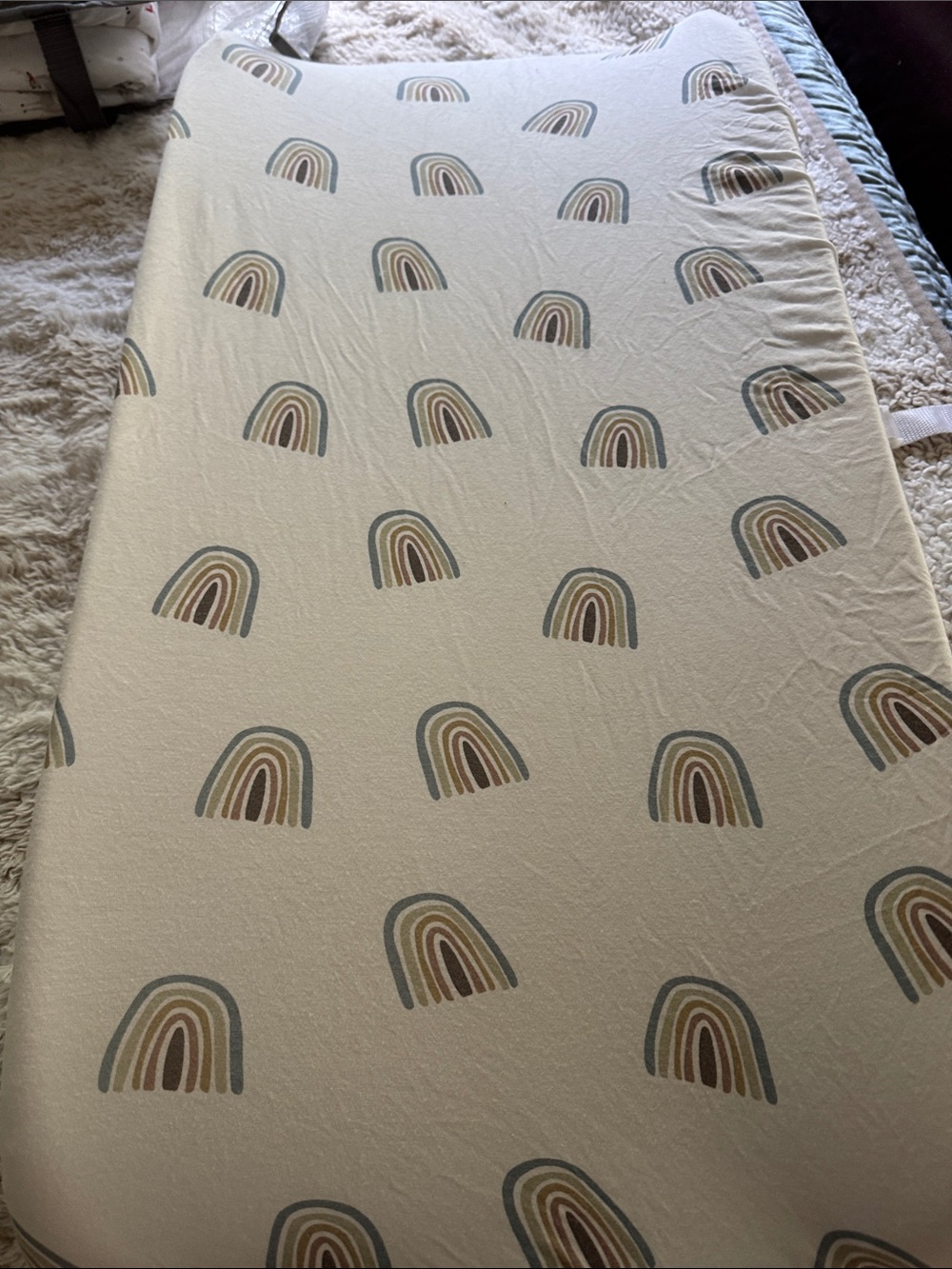 Kyte BABY Aloe Rainbow change pad cover